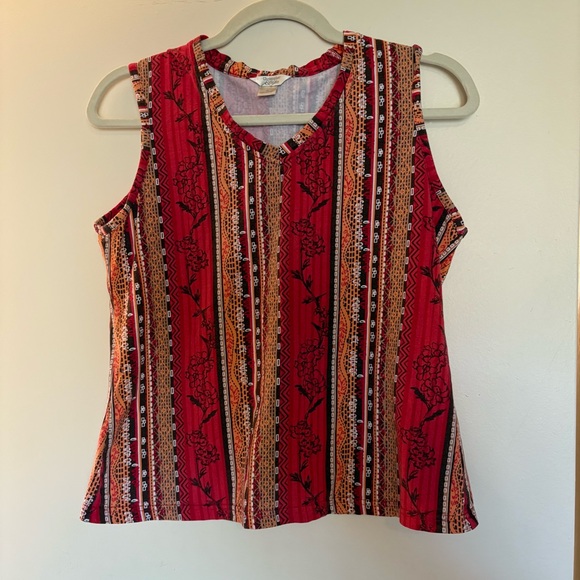 Vintage Christopher & Banks vintage fitted tank top - Picture 1 of 8